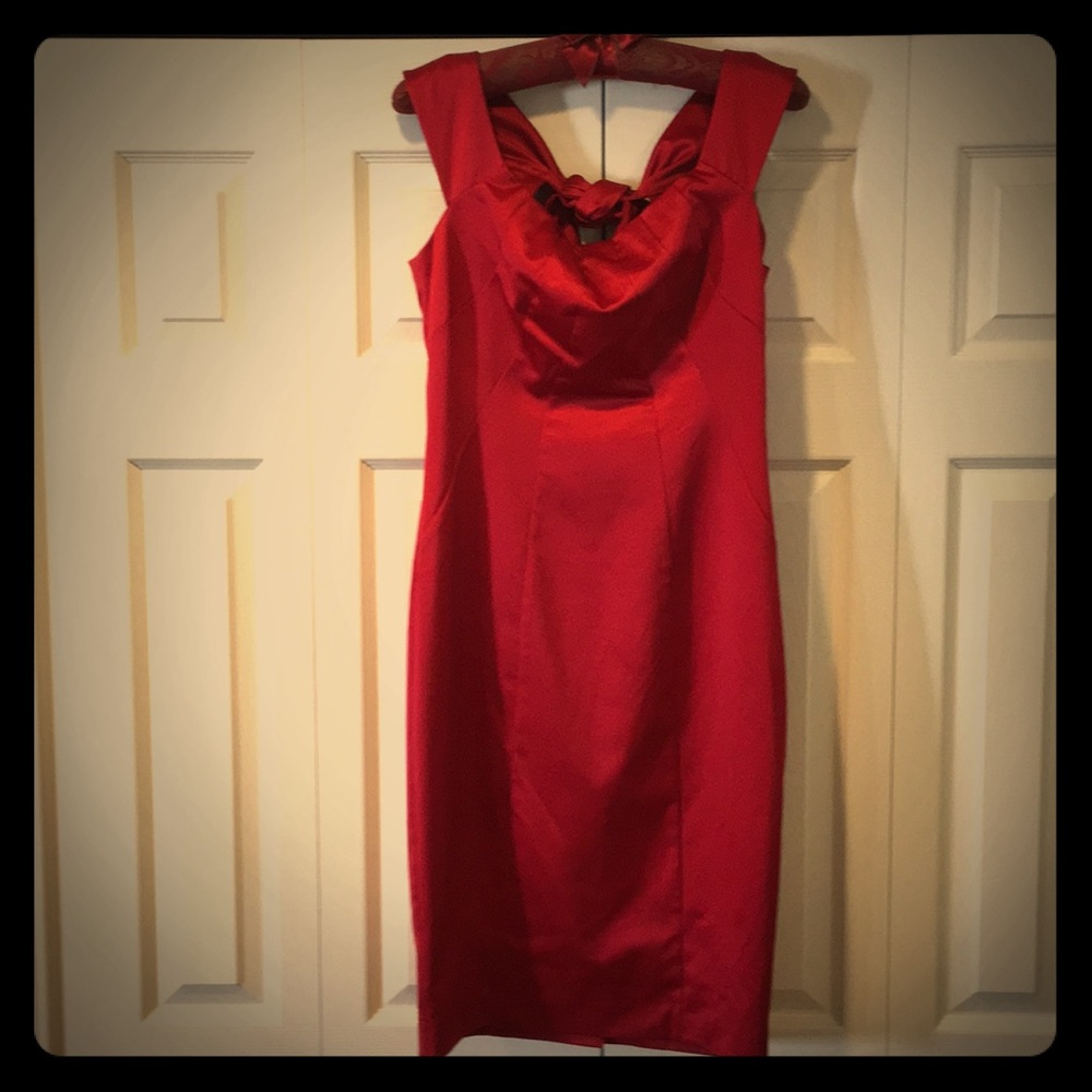 Red Evening-Dinner Dress, The Limited S8